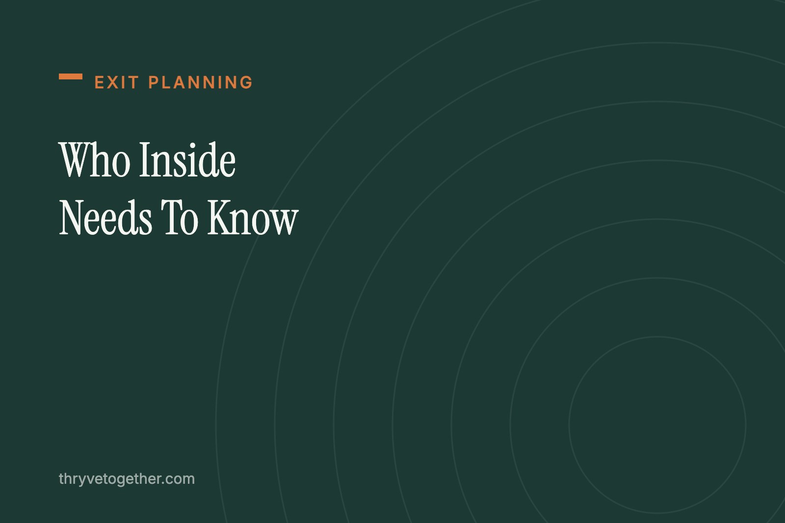 Who Inside the Company Needs to Know You Are Selling